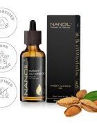 Nanoil Sweet Almond Oil ulei de migdale pentru față corp și păr 50 ml