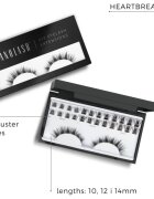 Nanolash DIY Eyelash Extensions pachet cu gene fără noduri autoadezive Heartbreaker 36 buc