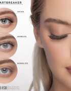Nanolash DIY Eyelash Extensions pachet cu gene fără noduri autoadezive Heartbreaker 36 buc