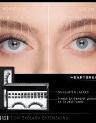 Nanolash DIY Eyelash Extensions pachet cu gene fără noduri autoadezive Heartbreaker 36 buc