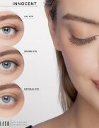 Nanolash DIY Eyelash Extensions pachet cu gene fără noduri autoadezive Innocent 36 buc