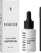 Nanolash Lash & Brow Castor Oil ulei de ricin presat la rece pentru gene și sprâncene 30 ml