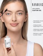 Nanolash Lash & Brow Castor Oil ulei de ricin presat la rece pentru gene și sprâncene 30 ml