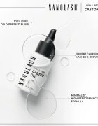 Nanolash Lash & Brow Castor Oil ulei de ricin presat la rece pentru gene și sprâncene 30 ml