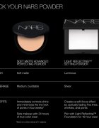 Nars SOFT MATTE POWDER pudra matuire culoare COVE 9 g
