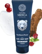 Natura Siberica Arctic Wild Northern Power gel de curățare pentru păr barbă și corp pentru bărbați 200 ml