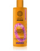 Natura Siberica Oblepikha Siberica Curl Control balsam pentru netezirea părului indisciplinat pentru păr creț 400 ml
