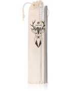 Naturalis Stainless Steel Straw set set pentru utilizarea de zi cu zi