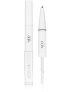 NEO MAKE UP Intense Serum 2in1 Lipliner & Lipgloss creion de contur și luciu de buze culoare 06 Soft Plum 1 buc