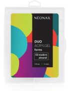 NeoNail Duo Acrylgel Forms șabloane pentru unghii tip 03 Modern Almond 120 buc
