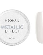 NeoNail Effect Metallic pudra cu particule stralucitoare pentru unghii culoare 01 1 g