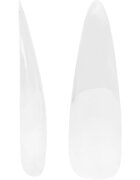 NeoNail Flexi Tips Invisible unghii artificiale tip 03 Clear Stiletto 300 buc