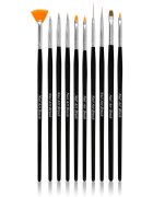 NeoNail Nail Art Brushes set perii machiaj pentru unghii 10 buc