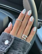 NeoNail Nail Art Liquid Nail Powder pudra cu particule stralucitoare pentru unghii culoare Chrome 01 6.5 ml