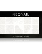 NeoNail Stamping Plate șabloane pentru unghii tip 01 1 buc