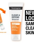 Neutrogena Clear & Defend 0.5% Salicylic Acid cremă hidratantă oil free 50 ml