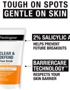 Neutrogena Clear & Defend peeling cu acid salicilic 150 ml