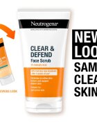Neutrogena Clear & Defend peeling cu acid salicilic 150 ml