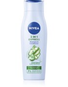 Nivea 2in1 Care Express Protect & Moisture sampon si balsam 2 in 1 250 ml