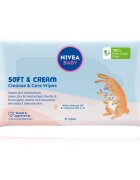 Nivea BABY Soft & Cream servetele pentru curatare 57 buc