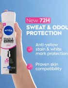 Nivea Black & White Invisible Clear spray anti-perspirant ambalaj economic