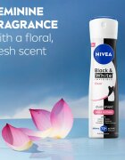 Nivea Black & White Invisible Clear spray anti-perspirant pentru femei 200 ml