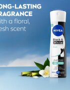 Nivea Black & White Invisible Fresh spray anti-perspirant pentru femei 200 ml