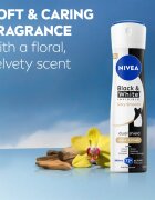 Nivea Black & White Invisible Silky Smooth spray anti-perspirant pentru femei 200 ml
