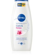 Nivea Care & Relax 2 in 1 spuma de baie si gel de dus 750 ml