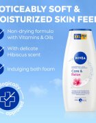 Nivea Care & Relax 2 in 1 spuma de baie si gel de dus 750 ml