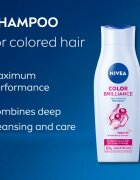 Nivea Color Brilliance șampon îngrijire pentru păr vopsit 400 ml