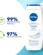Nivea Creme Soft gel calmant pentru dus ambalaj economic 2 x 500 ml