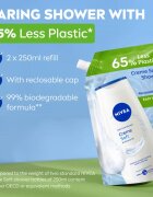 Nivea Creme Soft gel cremos pentru dus rezervă 500 ml