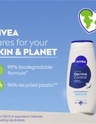 Nivea Derma Control Defend gel calmant pentru dus cu acid hialuronic 250 ml
