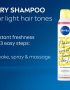 Nivea Fresh Revive șampon uscat pentru volum maxim Light Tones 200 ml