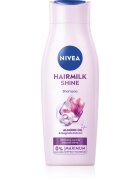 Nivea Hairmilk Shine șampon îngrijire 400 ml