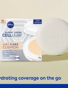 Nivea Hyaluron Cellular Filler Cushion fond de ten tip cushon 3 in 1 culoare 02 Medium 15 g