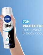 Nivea Invisible Black & White Pure deodorant antiperspirant împotriva petelor albe și galbene 150 ml