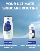 Nivea Invisible Black & White Silky Smooth deodorant roll-on antiperspirant pentru femei 50 ml