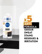 Nivea Invisible Black & White Ultimate Impact deodorant roll-on antiperspirant pentru femei 50 ml