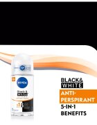 Nivea Invisible Black & White Ultimate Impact deodorant roll-on antiperspirant pentru femei 50 ml