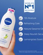 Nivea Lemongrass loțiune de corp hidratantă 400 ml