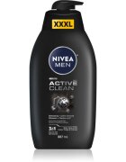 Nivea MEN Active Clean gel de duș pentru barbati 887 ml