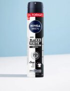Nivea MEN Black & White Invisible Original spray anti-perspirant ambalaj economic