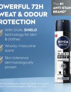 Nivea Men Black & White Invisible Original spray anti-perspirant pentru barbati 200 ml
