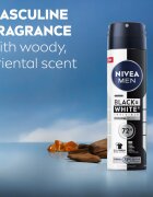 Nivea Men Black & White Invisible Original spray anti-perspirant pentru barbati 200 ml
