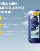 Nivea MEN Cool Marine gel de dus pentru corp si par 250 ml