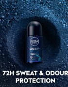 Nivea MEN Deep Beat deodorant roll-on antiperspirant 72 ore pentru bărbați 50 ml