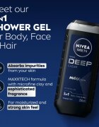 Nivea MEN Deep Gel de duș pentru bărbați 250 ml
