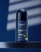 Nivea MEN Deep Sport deodorant roll-on antiperspirant pentru barbati 50 ml